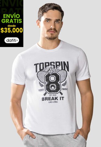 Camiseta Hombre Blanco Mp 113609 MP