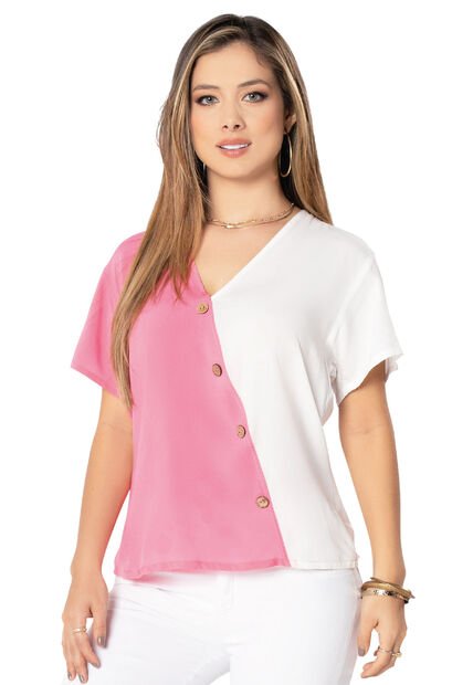 Blusa Mujer Rosa Mp 4561