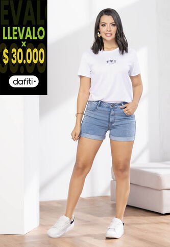 Camiseta Mujer Blanco Mp 3256 MP