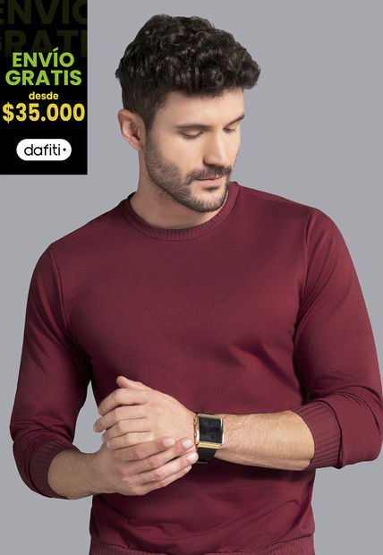 Buzo Hombre Vinotinto Mp 86579