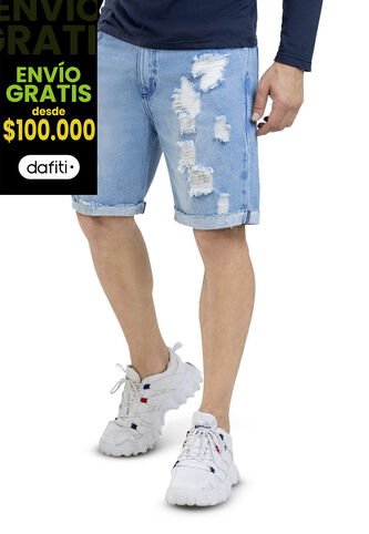 Bermuda Hombre Azul Claro Mp 5788 MP
