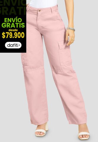 Pantalón Mujer Rosa Polvo Mp 111056 MP