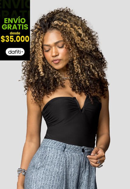 Blusa Mujer Negro Mp 113624