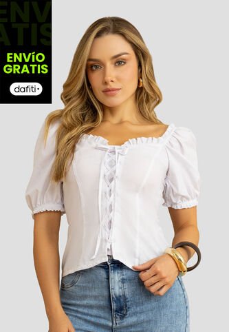 Blusa Mujer Blanco Mp 112042 MP