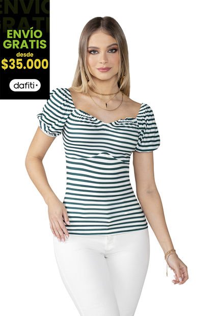 Camiseta Mujer Estampado Mp 5159