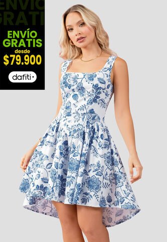 Vestido Corto Mujer Estampado Mp 111270 MP