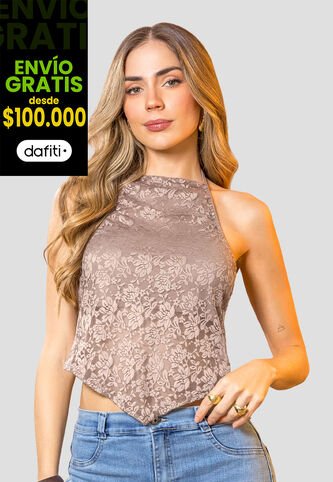 Blusa Mujer Café Pardo Mp 114277 MP