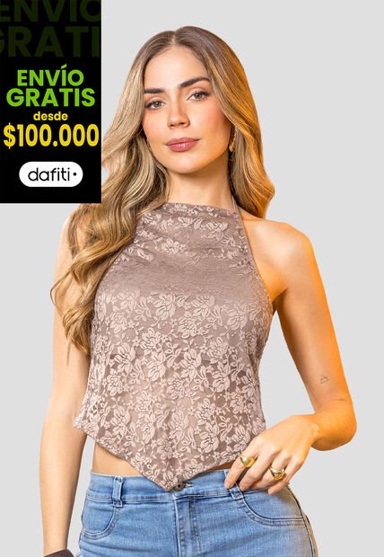 Blusa Mujer Café Pardo Mp 114277