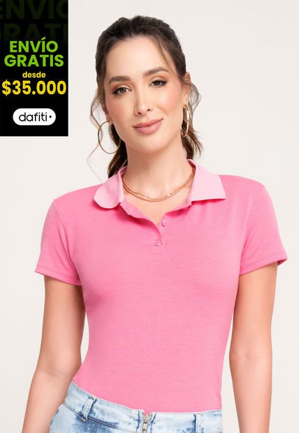 Polo Mujer Rosa Mp 104448