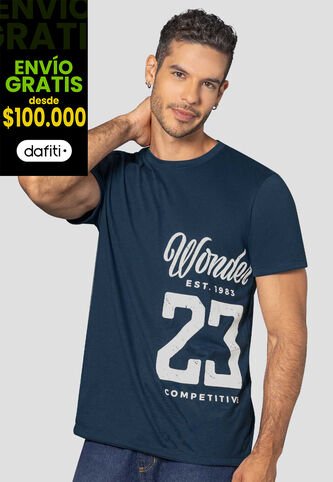 Camiseta Hombre Azul Profundo Mp 114012 MP