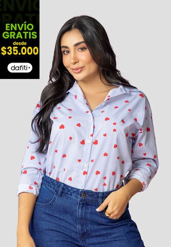 Camisa Mujer Estampado Mp 113477 MP