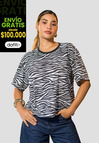Camiseta Mujer Estampado Mp 114169 MP