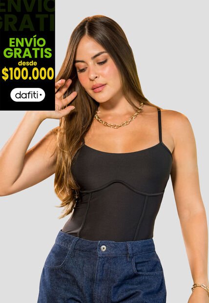 Blusa Mujer Negro Mp 114016