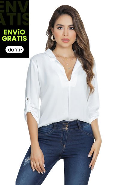 Blusa Mujer Crudo Mp 33474