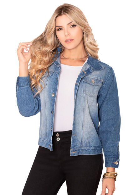 Chaqueta Mujer Azul Mp 87547