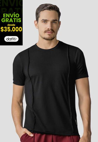 Camiseta Hombre Negro Mp 113439 MP