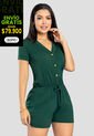 Enterizo Corto Mujer Verde Pino Mp 111079 de MP