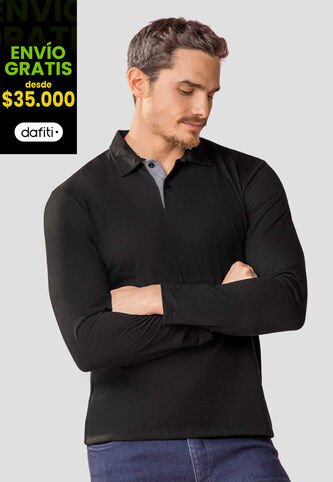 Camibuzo Hombre Negro Mp 113442 MP