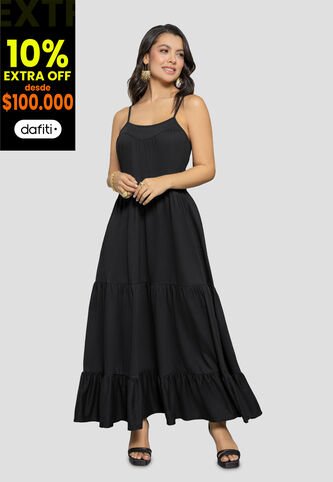 Vestido Mujer Negro Mp 110866 MP