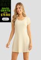 Vestido Corto Mujer Crema Mp 110674 de MP