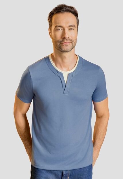 Camiseta Hombre Azul Indigo Mp 113965