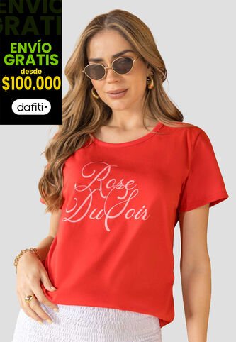 Camiseta Mujer Rojo Mp 114225 MP