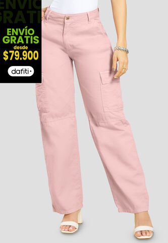 Pantalón Mujer Rosa Polvo Mp 111056 MP