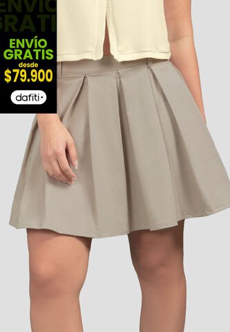 Falda Corta Mujer Latte Mp 110986 MP