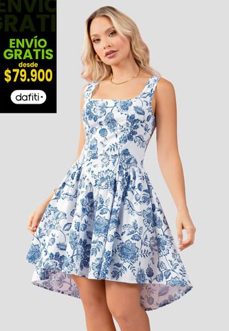 Vestido Corto Mujer Estampado Mp 111270 MP