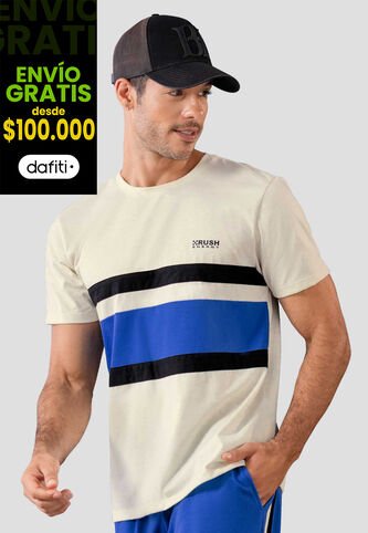 Camiseta Hombre Crema Mp 114489 MP
