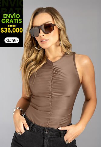 Blusa Mujer Chocolate Mp 113210 MP