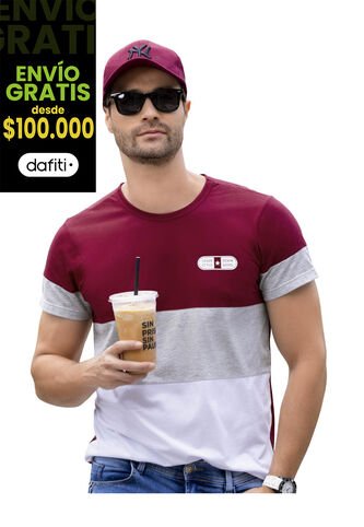 Camiseta Hombre Merlot Mp 96018 MP