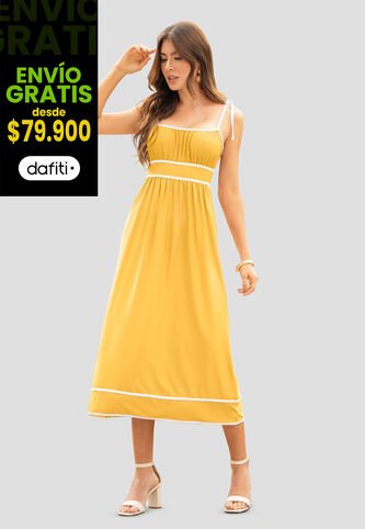 Vestido Largo Mujer Girasol Mp 110681 MP