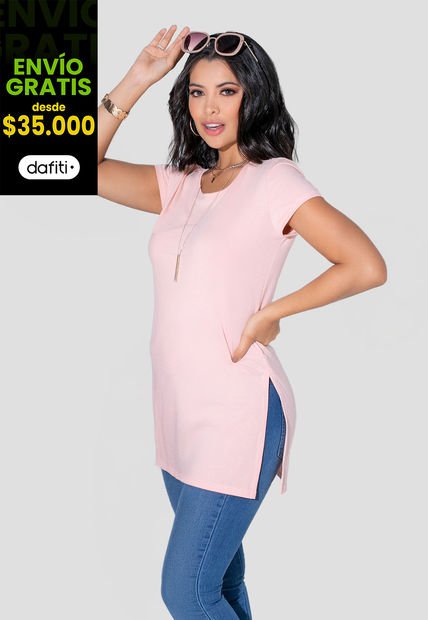 Blusón Mujer Palo De Rosa Mp 32998
