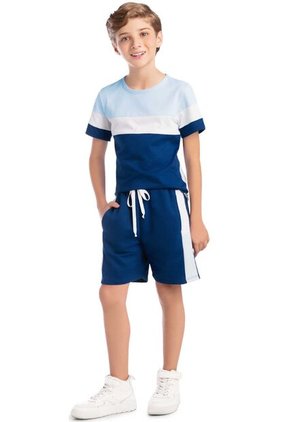 Conjunto Infantil Azul Mp 88188