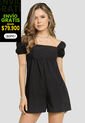Enterizo Corto Mujer Negro Mp 2343 de MP