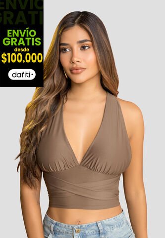 Blusa Mujer Chocolate Mp 114027 MP