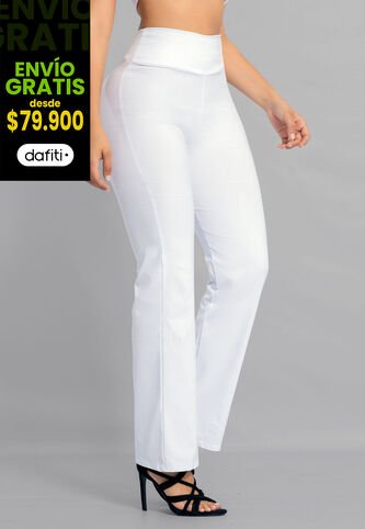 Pantalón Mujer Blanco Mp 108354 MP