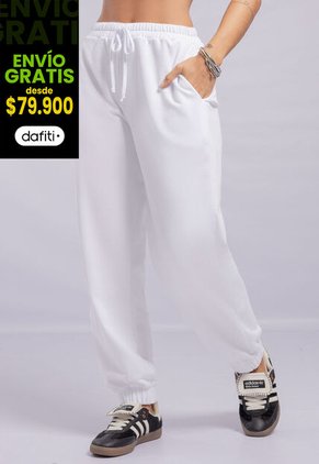 Jogger Mujer Blanco Mp 110793