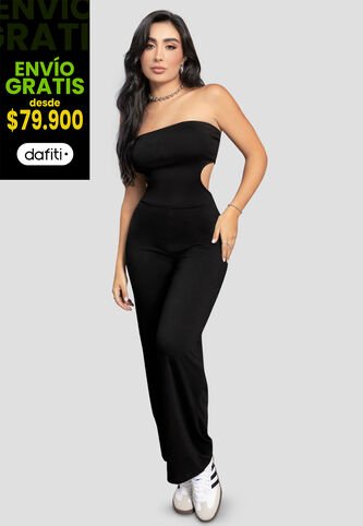 Enterizo Largo Mujer Negro Mp 110792 MP