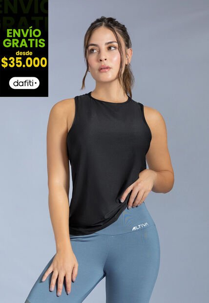 Camiseta Mujer Negro Mp 113112