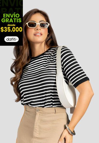 Camiseta Mujer Bicolor Mp 113208 MP