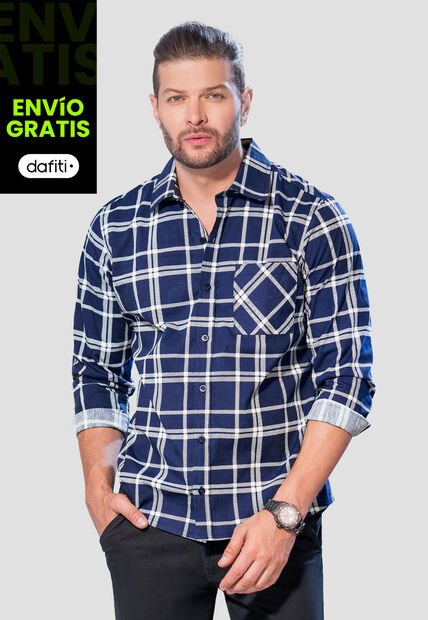 Camisa Hombre Estampado Mp 105330