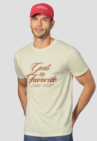 Camiseta Hombre Crema Mp 114011 MP