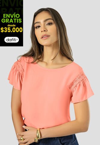 Blusa Mujer Salmon Mp 113009 MP