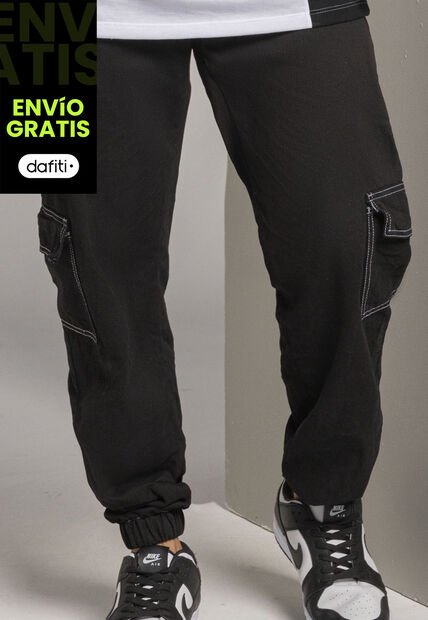 Jogger Hombre Negro Mp 100325