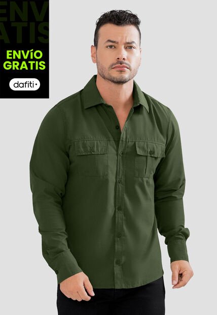 Camisa Hombre Verde Mp 104974