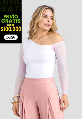 Blusa Mujer Blanco Mp 113625 MP