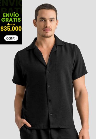 Camisa Hombre Negro Mp 113054 MP