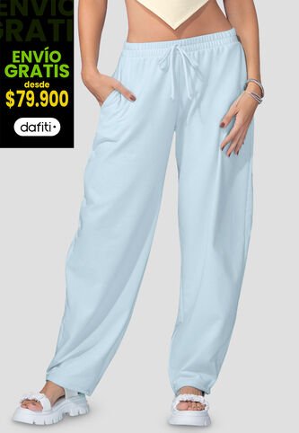 Pantalón Mujer Azul Baby Mp 110274 MP